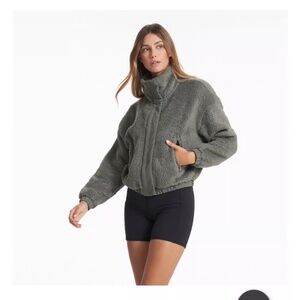 Vuori Cozy Sherpa Jacket Women's Dusty Pine XXL
